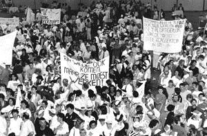 Ambtenarenactie in de beginjaren van de AbvaKabo